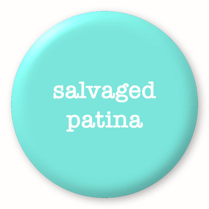 Salvaged Patina - Tim Holtz Distress by Ranger - Image of a round spot with the colour name in the centre. To coincide with your choice of colour when purchasing Distress Paint, Spray Stain, Oxide Spray, Ink Pad, Oxide Ink Pad, Reinker, Oxide Reinker, Embossing Glaze, or Archival Reinker from Art by Jenny Online Shop in Australia. Please note, while we have taken care to show a close representation, the colour may vary between screens or different mediums (inks, oxides, etc).