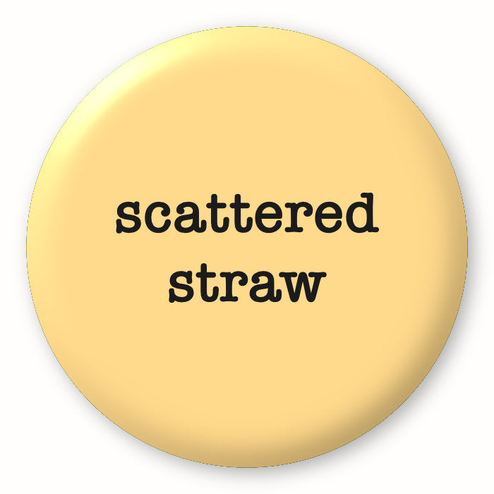 Scattered Straw - Tim Holtz Distress by Ranger - Image of a round spot with the colour name in the centre. To coincide with your choice of colour when purchasing Distress Paint, Spray Stain, Oxide Spray, Ink Pad, Oxide Ink Pad, Reinker, Oxide Reinker, Embossing Glaze, or Archival Reinker from Art by Jenny Online Shop in Australia. Please note, while we have taken care to show a close representation, the colour may vary between screens or different mediums (inks, oxides, etc).