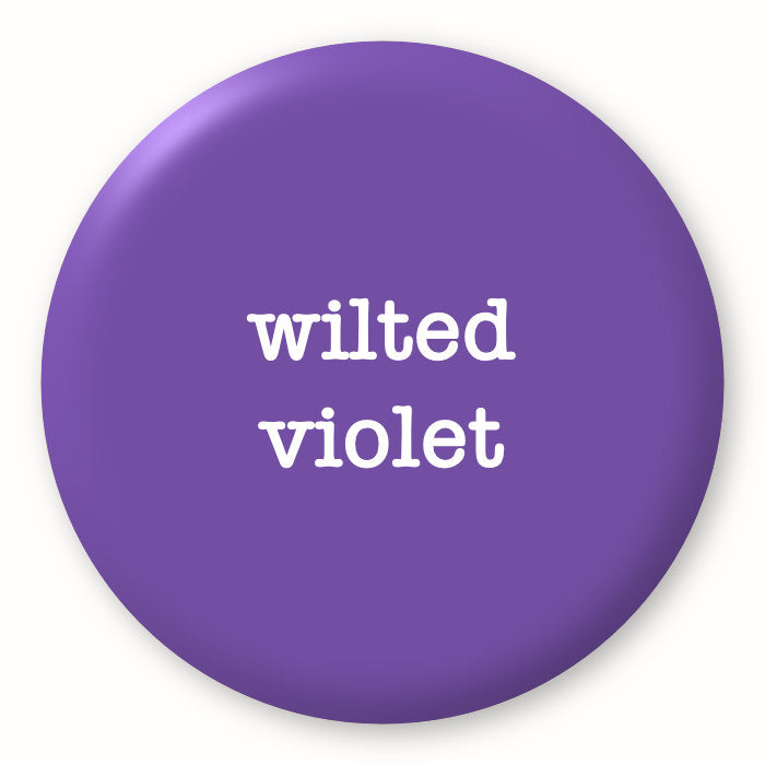 Wilted Violet - Tim Holtz Distress by Ranger - Image of a round spot with the colour name in the centre. To coincide with your choice of colour when purchasing Distress Paint, Spray Stain, Oxide Spray, Ink Pad, Oxide Ink Pad, Reinker, Oxide Reinker, Embossing Glaze, or Archival Reinker from Art by Jenny Online Shop in Australia. Please note, while we have taken care to show a close representation, the colour may vary between screens or different mediums (inks, oxides, etc).