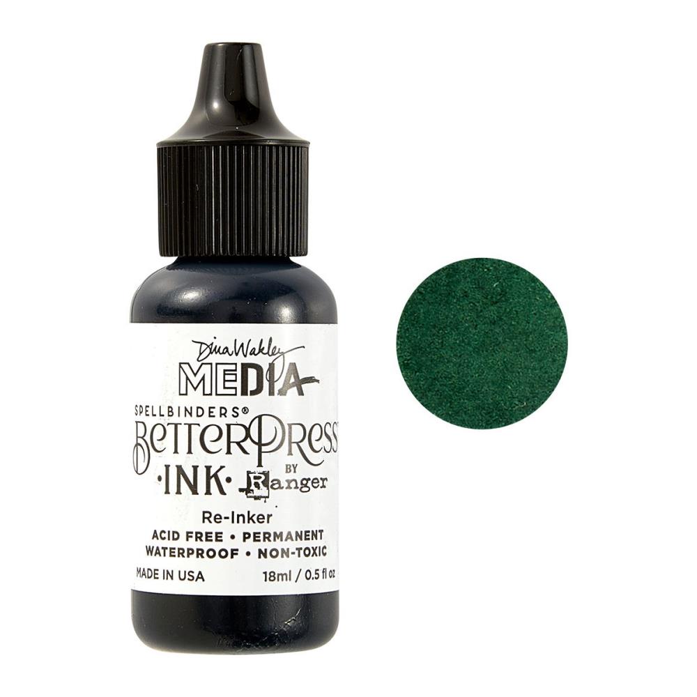 Dina Wakley MEdia - BetterPress Ink Reinker - 18ml Bottle - Any 1 Colour - NEW!