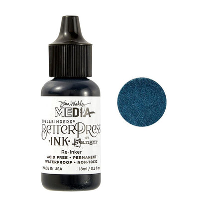 Dina Wakley MEdia - BetterPress Ink Reinker - 18ml Bottle - Any 1 Colour - NEW!