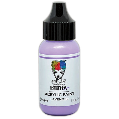Dina Wakley MEdia - Acrylic Paint - 1oz Bottle - Any 1 Colour - NEW! Pretty Pastels inStore!