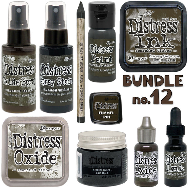 Tim Holtz Distress - Bundle no.12 - Scorched Timber - PreOrder Late Feb