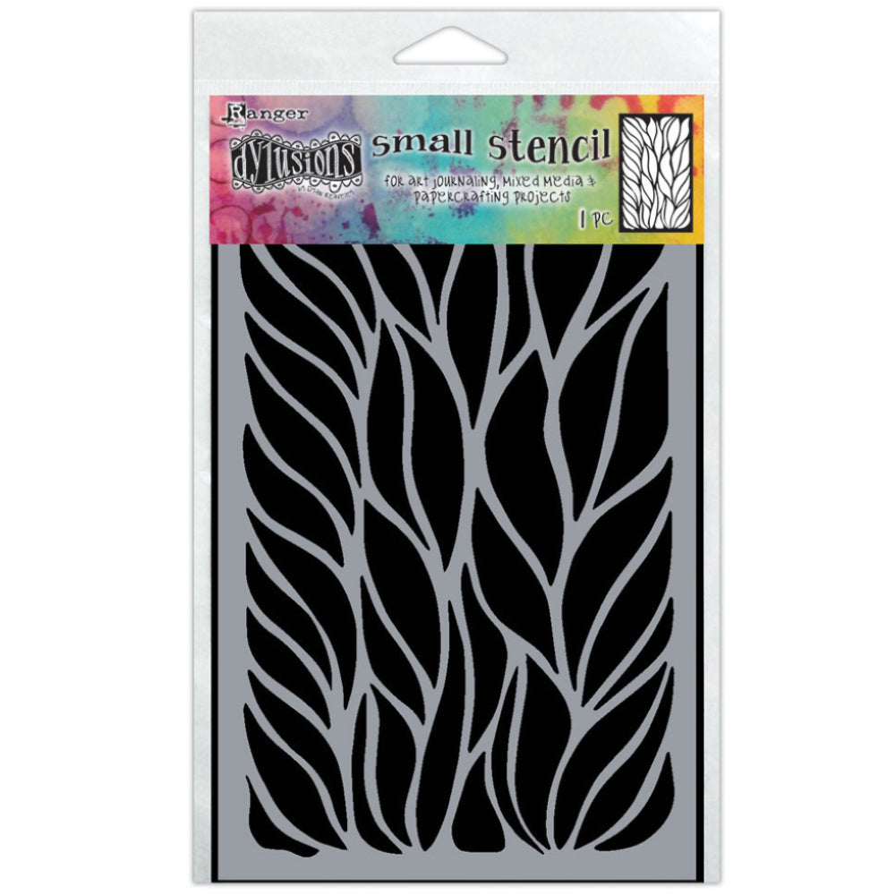 Fronds of Fun ... Stencil - Small 5"x8" ... by Dyan Reaveley of Dylusions.&nbsp;

Add Dyan's wonderful background of organic leafy wavy patterns to your artwork, backgrounds, borders and everywhere in art journals, greeting cards, ATCs, scrapbook pages, planners, canvas artwork and more. Let your imagination be your guide and enjoy the creativity!