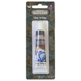 Wax ... Finnabair Art Alchemy by Prima Marketing - Creamy bees wax based mixed media medium for adding metallic and opalescent finishes to off-the-page models, home decor, sculpture, papercrafts, mixed media and visual arts. Image showing the tube of Matte Old White.