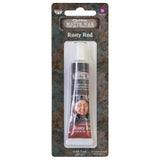 Wax ... Finnabair Art Alchemy by Prima Marketing - Creamy bees wax based mixed media medium for adding metallic and opalescent finishes to off-the-page models, home decor, sculpture, papercrafts, mixed media and visual arts. Image showing the tube of Matte Rusty Red.