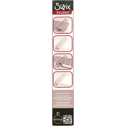 Deep Hinge Adaptor ... Sizzix Studio Mixed Media. For enabling your Sizzix Stamp Platform (sold separately) to be used with books, canvas, artboards and other large surfaces.

Spare adaptor to use for perfectly aligning stamps to create multiples of one design, stamp words and phrases inside books (easily restamping in the exact same place if miss-inked or multi colour stamping), layer patterns, line up designs. Packaging includes ... spare hinge approx 3cm deep with basic instructions.