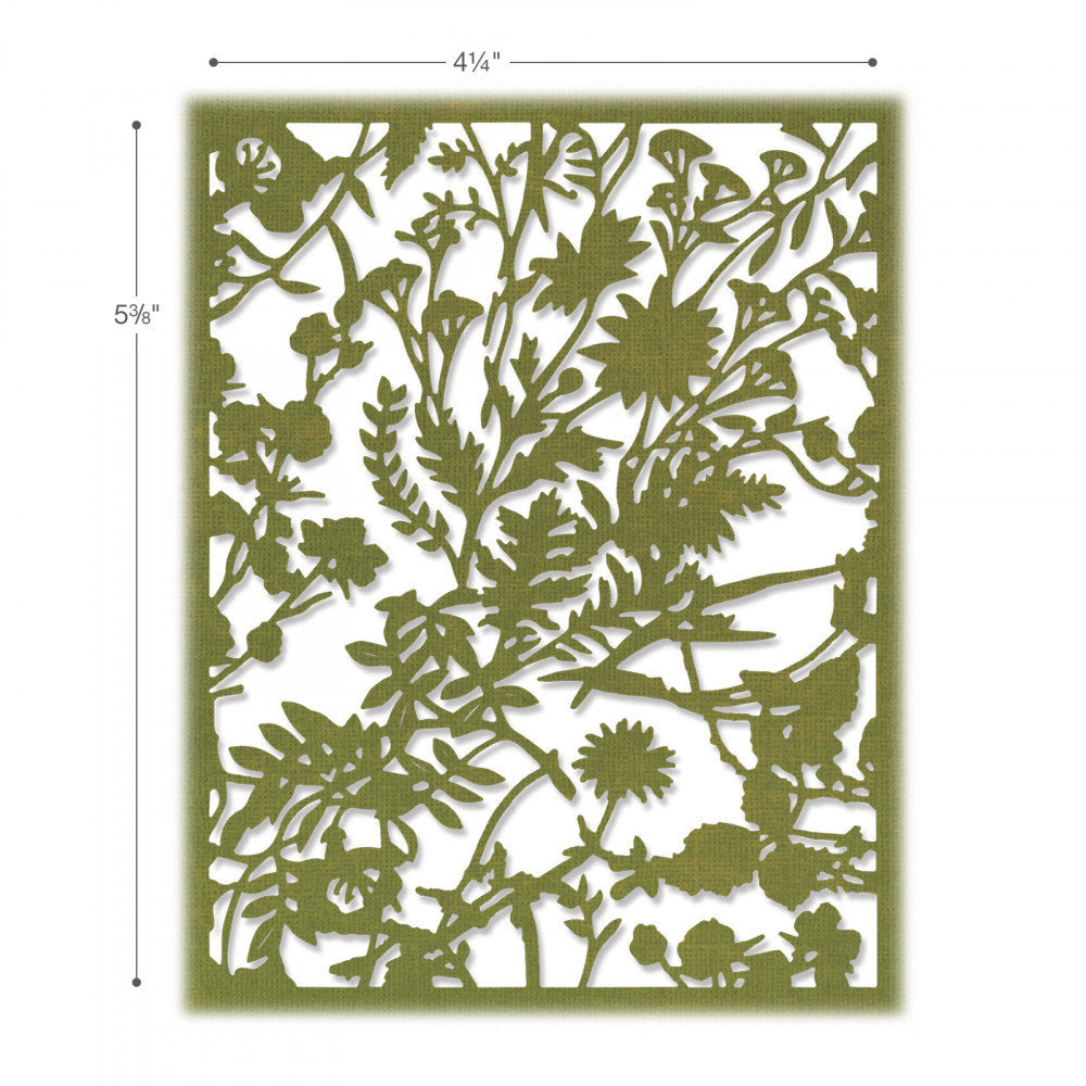 Organic (background) ... Thinlits Die Cutting Templates by Tim Holtz, made by Sizzix (no.664153).   Grow a beautiful collage of leaves, branches and foliage for your art, whether be for the background of other features, a cover of a book with dimension or the start of something bigger! Image of the size.