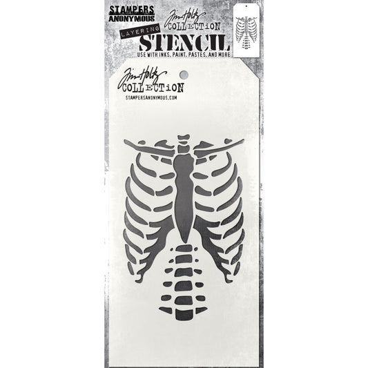 Tim Holtz Layering Stencil - Bones