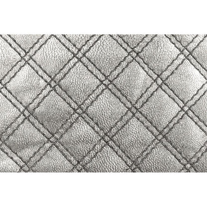 Quilted - 3D Texture Fades Embossing Folder ... by Tim Holtz and Sizzix (no.665734). Another amazing design from Tim, perfect for cards, journal pages, bookmaking, book covers, papercrafts and visual arts.

This A6 sized embossing folder with a layered, dimensional pattern of a beautifully quilted background, complete with double-rows of straight machine stitching making diamond shapes, covering the whole surface of the embossing folder. 