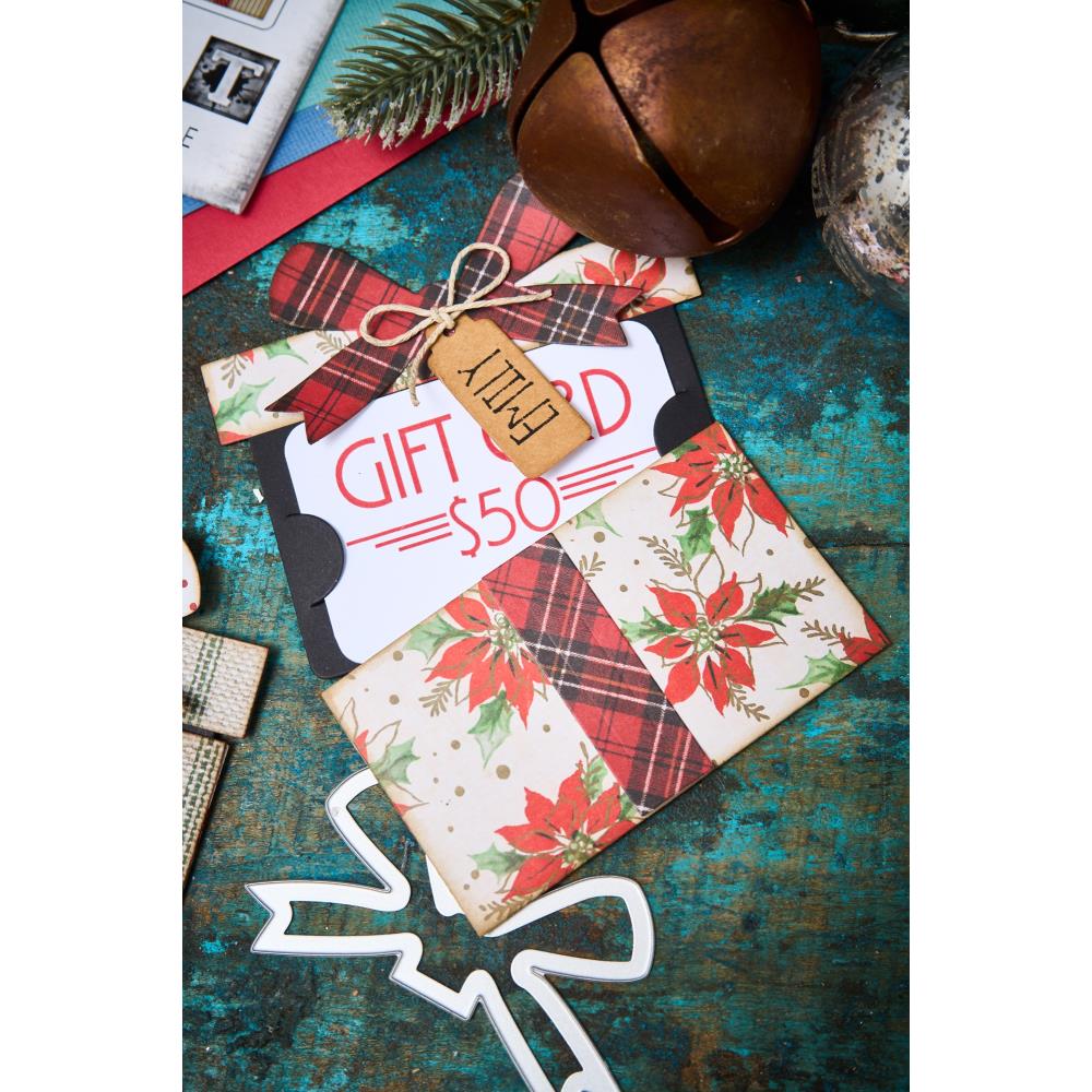 Tim Holtz Thinlits Die Cutting Set by Sizzix - Gift Card - PreOrder Soon - Due Late October