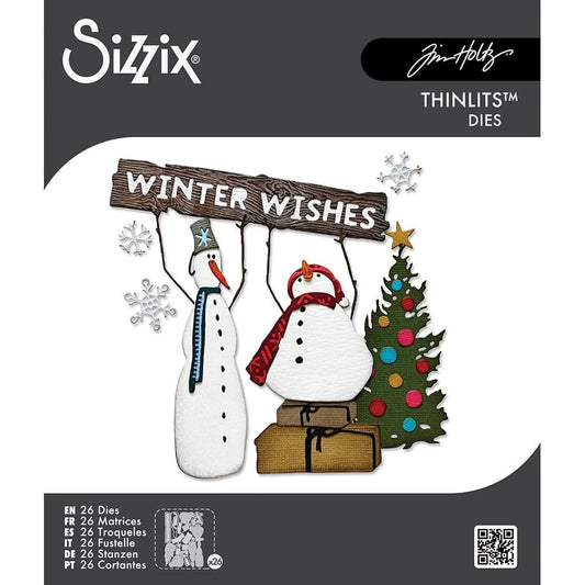 Tim Holtz Thinlits Die Cutting Set by Sizzix - Twig and Stump - PreOrder Soon