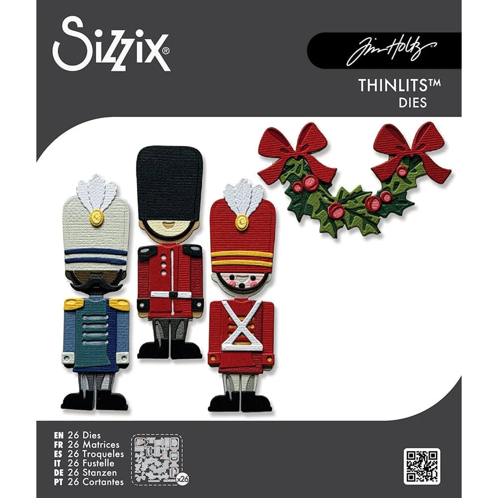 Tim Holtz Thinlits Die Cutting Set by Sizzix - Yuletide Harvey - PreOrder Soon