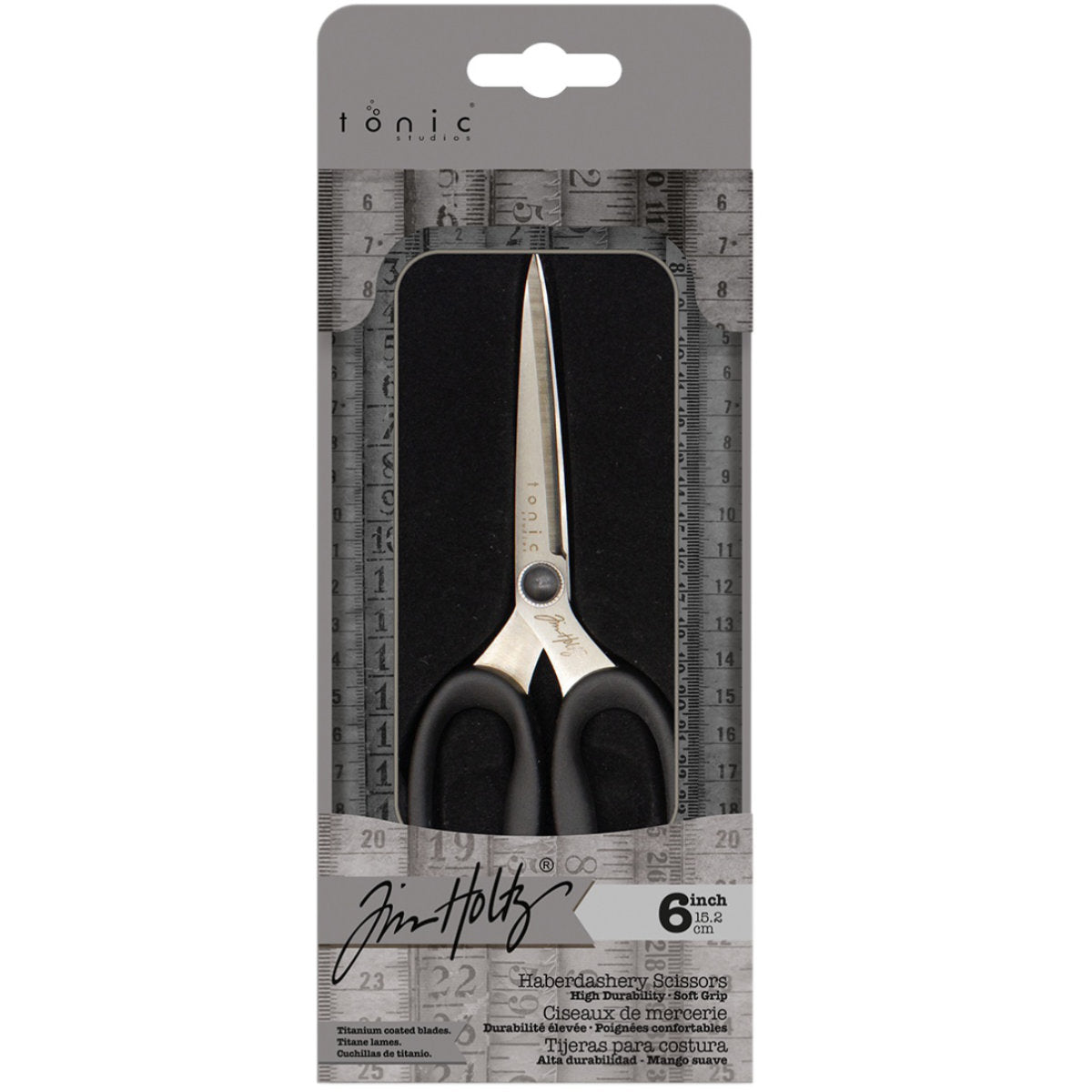 Tim Holtz - Tonic Studios - Scissors - Haberdashery - for Fabrics - 6 inch