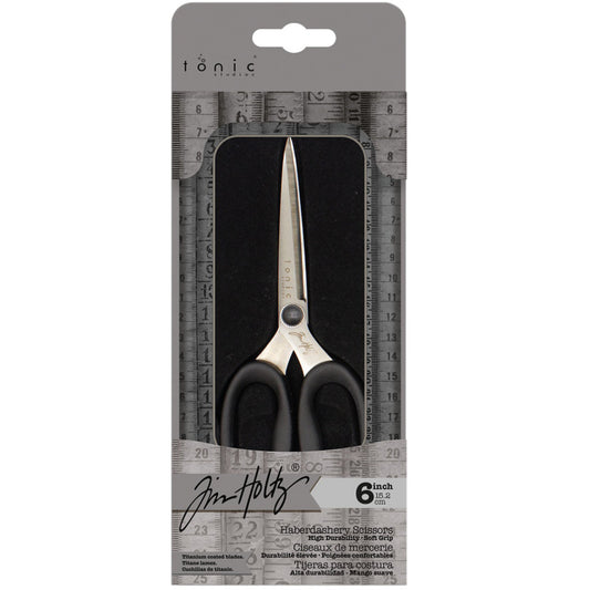 Tim Holtz - Tonic Studios - Scissors - Haberdashery - for Fabrics - 6 inch