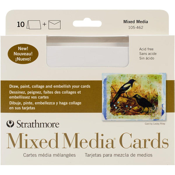 Strathmore Blank Cards and Envelopes - Mixed Media - 10 Pack
