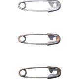 Idea-Ology Mini Pins ... by Tim Holtz - 48 mini metal safety pins in 3 colours (nickel, copper, brass) used to attach things in papercrafts, fashion, home decor, visual arts. Each pin is approx 15mm long, 6mm wide.  Inspired by antique stationery fasteners, these small and versatile paper clips are fabulous for attaching anything to anything - including ribbons, tinsel, yarn, paper, buttons, trinkets and other embellishments together. Great for attaching tags to papers or fabrics too.