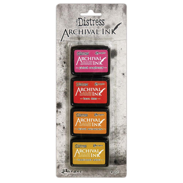 Mini "Archival Ink" Stamp Pads in Bright Warm Colours ... by Tim Holtz and Ranger
