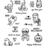 Scared Silly - a set of 8 picture stamps, 14 word stamps for Halloween