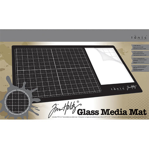 Tim Holtz Glass Media Mat - Large 14x23 - Craft Workspace