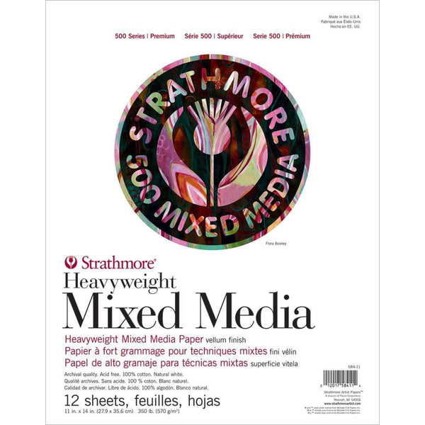 Strathmore Paper - Heavyweight Mixed Media - Series 500 - 11x14