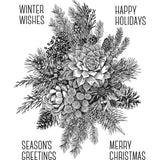 Glorious Gatherings ... set of 5 rubber stamps by Tim Holtz