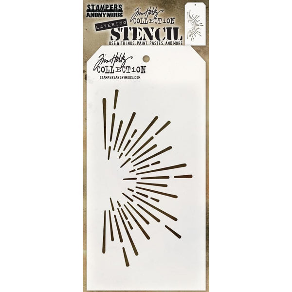 Burst ... layering stencil by Tim Holtz (THS116)