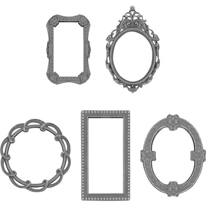 Tim Holtz Idea-Ology Adornments pack of 5 Metal Deco Frames