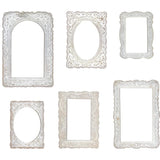 examples of Tim Holtz Idea-Ology Baseboard Lace Frames
