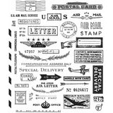 overview of Correspondence ... 40 versatile rubber stamps by Tim Holtz (CMS225)