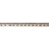 flat strip of the Ruler Ribbon - Idea-Ology Trimmings by Tim Holtz ... length of fabric printed with ruler measurements, used to embellish artwork or tie around books. 