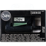 Sizzix Tim Holtz Sidekick Die Cutting and Embossing Machine in boxed in packaging, showing the front window view