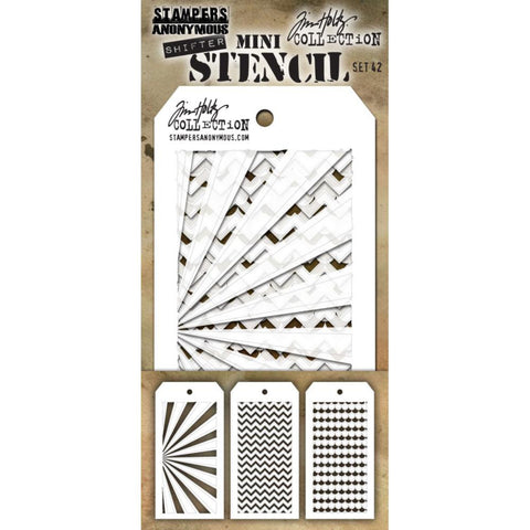 Tim Holtz Stencils for Layering and Creating Unique Patterns