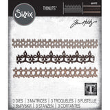Tim Holtz Thinlits Die Cutting Set by Sizzix - Crochet set 2