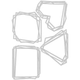 template designs for Tim Holtz Thinlits Die Cutting Set by Sizzix - Geo Frames