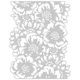 template for the Tim Holtz Thinlits Die Cutting Set by Sizzix - Bouquet 664418