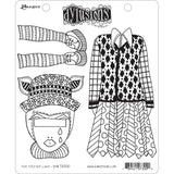 The Ties the Limit ... rubber stamp set from Dylusions by Dyan Reaveley