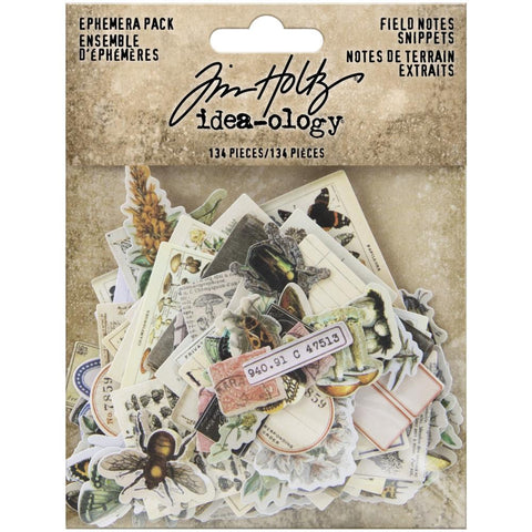Field Notes Snippets - Idea-Ology Ephemera ... by Tim Holtz ... 134 really little gorgeous die cut, ready to use images