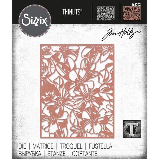 Tim Holtz Thinlits Die Cutting Set by Sizzix - Flowery