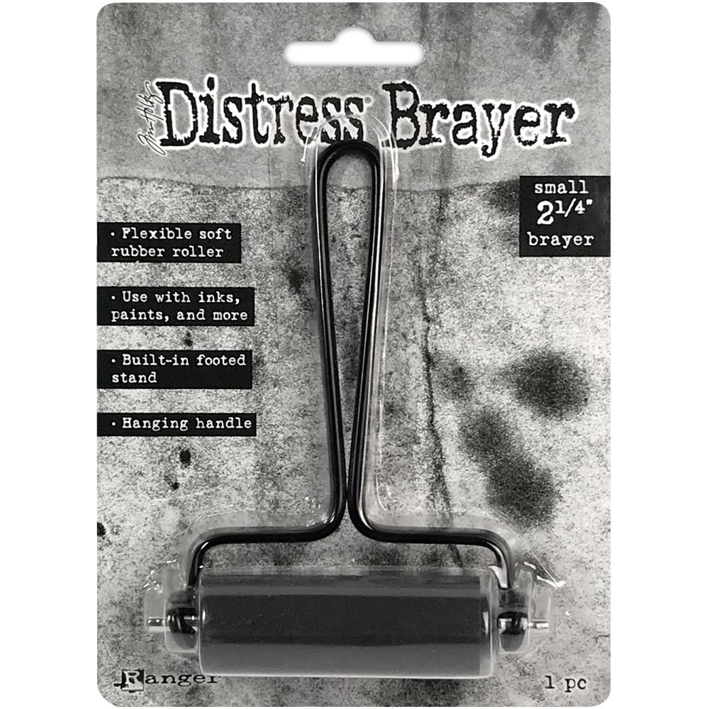 Ranger Tim Holtz Mixed Media tool, rubber roller or brayer for rolling out paint, ink and mediums for creating arts and craft projects.