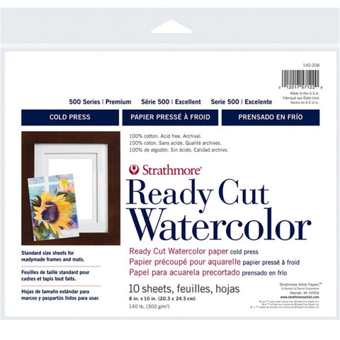 Strathmore Watercolor Paper Pad 12x12 12 Sheets