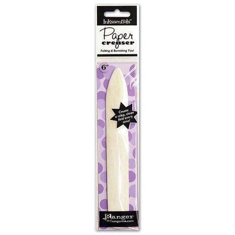 Bone Paper Creaser ... by Ranger (also called a card scorer, burnisher or embossing tool). 1 (one) natural white tool, 2cm wide x 14.5cm long (3/4" wide x 5 3/4" long.   The Ranger Boning Tool is an essential tool used in paper crafting, bookmaking and stationery design. The Scorer or Paper Creaser Tool is a polished and shaped piece of natural bone, designed for burnishing, smoothing, creasing,  scoring, in scrapbooking, journaling, bookmaking, pockets, envelopes, cardmaking, origami, kirigami, and more.