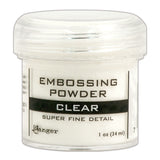 Ranger Embossing Powder in clear, translucent for creating super fine detail