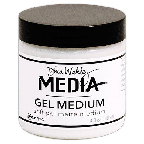 Dina Wakley MEdia - Gesso - Clear - 29ml Bottle with Fine Tip