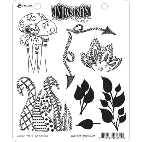 Dylusions by Dyan Reaveley Cling Stamps - Doodle Parts