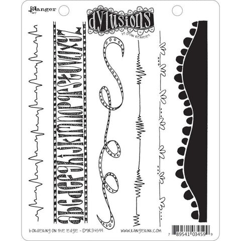 Dylusions by Dyan Reaveley Cling Stamps - Bordering on the Edge