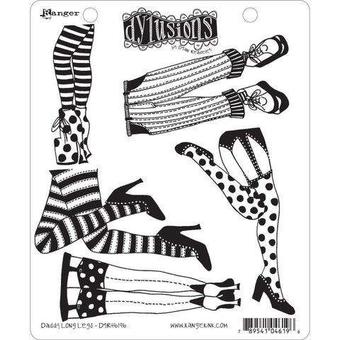 Dylusions by Dyan Reaveley Cling Stamps - Daddy Long Legs - NEW