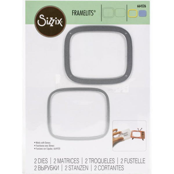 Rounded Square ... Framelits Die Cutting Templates by Sizzix (no.664526). 