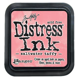 Saltwater Taffy, Distress Ink Pad - by Tim Holtz, Ranger ... Just one of all the beautiful colours in Ranger's Tim Holtz® Distress Ink range (3"x3" sized stamp pad). Distress Ink Pads by Tim Holtz and Ranger are a water-soluble dye based inks (the white, Picket Fence, is a pigment based) that are great for stamping, staining, colouring, painting, distressing, bookmaking, journaling, scrapbooking, mixed media and other papercrafts and visual arts. 
