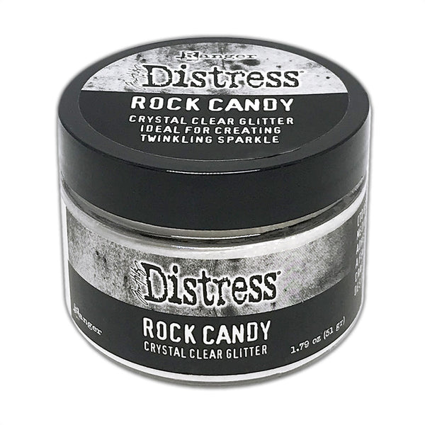 Distress Dry Glitter, Rock Candy - by Tim Holtz ... A crystal clear, light sparkly dusting of glitter in a 60g jar. 
